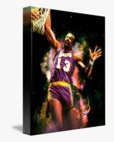 Transparent Jeremy Lin Png - Wilt Chamberlain Lakers Art, Png Download, Free Download