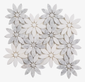 Centurymosaic Flower Marble Mosaic Tile - White Mosaic Flower Tiles, HD Png Download, Free Download