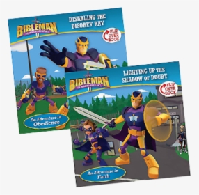 Bibleman Flipbook Disabling The Disobey Ray - Bibleman Books, HD Png Download, Free Download