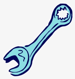 Roughly Drawn Spanner Clip Arts - Spanner Clip Art, HD Png Download, Free Download