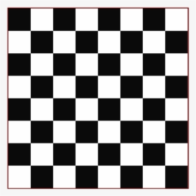 Tile Check Draughts Chess Mosaic - Checkers Black And White, HD Png Download, Free Download