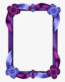 Frame Design Png - Blue And Purple Frames, Transparent Png, Free Download