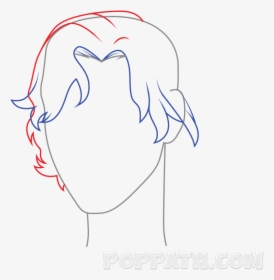 Clipart Royalty Free Library Boys Drawing Wavy Hair - Cartoon, HD Png Download, Free Download