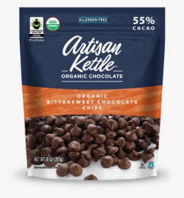 Artisan Kettle Organic Chocolate Chips, HD Png Download, Free Download