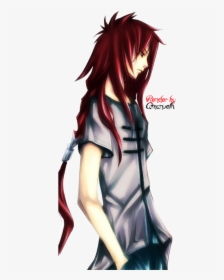 Red Hair Anime Guy, Anime Long Hair, Anime Hair, Boys - Anime Guy With Red Hair, HD Png Download, Free Download