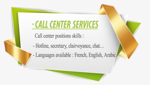 2 Cadre Service Call Center Angl - French Call Center Services, HD Png Download, Free Download
