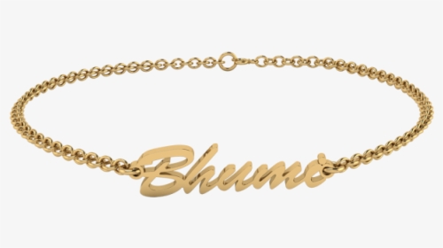 Personalise Name Bracelet Opnr39 - Chain, HD Png Download, Free Download