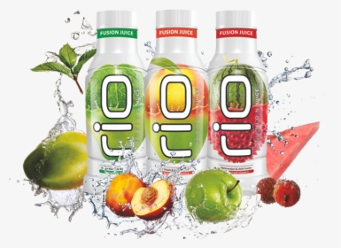 Rio Fusion Juice Drink Bottles - Rio Fusion Juice Drinks, HD Png Download, Free Download