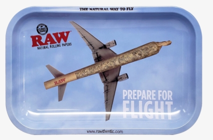 Raw Prepare For Flight Tray - Large Raw Rolling Tray, HD Png Download, Free Download