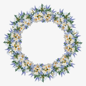 Frame, Border, Flowers, Lilies, Veronica, Decoration - Gentiana, HD Png Download, Free Download