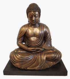 Gold Buddha Statue Home Decor, HD Png Download, Free Download