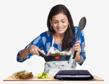 Indian Woman Cooking Png, Transparent Png, Free Download