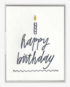 Happy Birthday Cake Letterpress Greeting Card, HD Png Download, Free Download