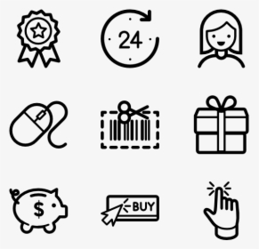 Essential Set - Email Phone Address Icons, HD Png Download, Free Download