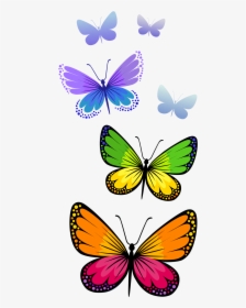 Butterflies Composition Png Clipart - Butterflies Clipart Png, Transparent Png, Free Download