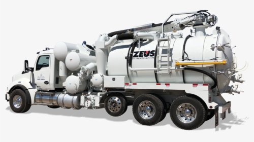 Zeus Vacuum Truck - Truck, HD Png Download, Free Download