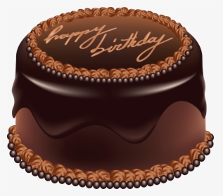 Happy Birthday Chocolate Cake Png Image - Cake Png Images Hd, Transparent Png, Free Download