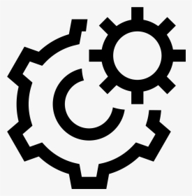 Clip Art Automation Icon - White Settings Icon Png, Transparent Png, Free Download