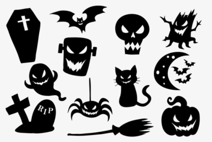 Horror Vector Edit - Transparent Halloween Vector Png, Png Download, Free Download