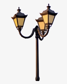 Lantern, Lamp, Isolated, Light, Design, Lighting - Lámpara En Un Parque, HD Png Download, Free Download