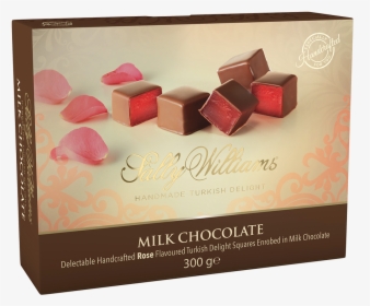 300g Milk Chocolate Enrobed Rose Turkish Delight - Sally Williams Turkish Delight Milk Chocolate, HD Png Download, Free Download