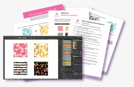 Textile Design Portfolio Book, HD Png Download, Free Download