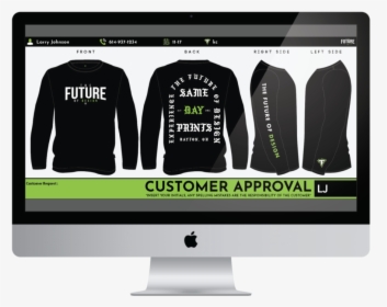 Custom T-shirt Design Online Process - Imac 21.5 Inch Computer, HD Png Download, Free Download