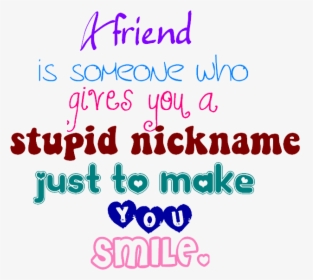 Png Text About Friendship, Transparent Png, Free Download