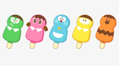 #scpopsicle #popsicle #popsicles #doraemon #friends - Cartoon, HD Png Download, Free Download