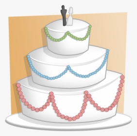 Weddingillustration - Birthday Cake, HD Png Download, Free Download