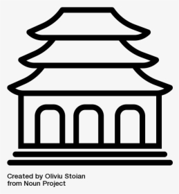 Sowa-rigpa - Buddhist Temple Drawing Easy, HD Png Download, Free Download