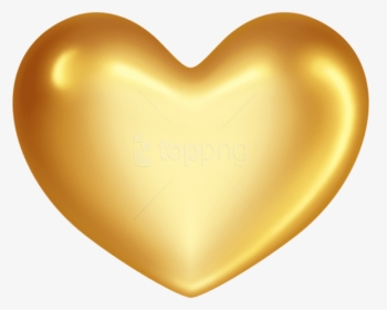 Free Png Gold Heart Png Png - Heart, Transparent Png, Free Download