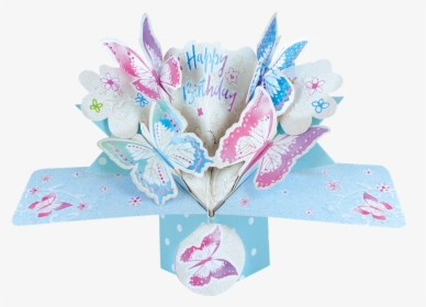 Pop Up Butterfly Birthday Card, HD Png Download, Free Download