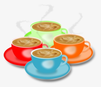 Tea,coffee,cuban Espresso - Quatro Xicaras De Café, HD Png Download, Free Download