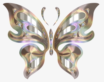 Prismatic Butterfly 12 Variation 3 No Background Clip - Prismatic Butterfly, HD Png Download, Free Download