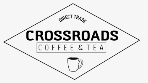 Crossroads Coffee And Tea Logo Black-01 - Triangle, HD Png Download, Free Download