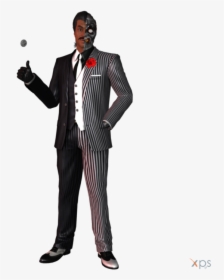 Suit,clothing,formal Character - Two Face Batman Png, Transparent Png, Free Download