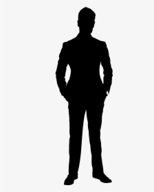 Man Silhouette Suit Image Portable Network Graphics - Man Suit Silhouette Png, Transparent Png, Free Download