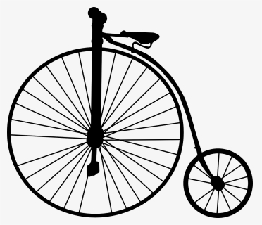 Picture Library Stock Bicycles Drawing At Getdrawings - Old Bicycle Clipart, HD Png Download, Free Download