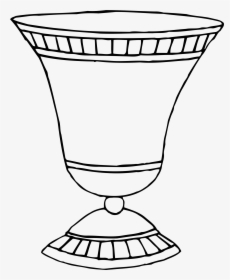 Thumb Image - Line Drawing Of A Vase, HD Png Download, Free Download