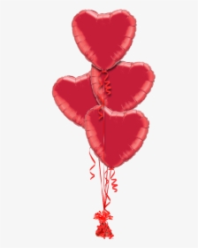 Red Heart Love Balloon - Balloon Love You Png, Transparent Png, Free Download