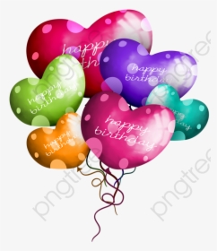 Balloons Clipart Happy Birthday - Happy Birthday Balloons Png, Transparent Png, Free Download