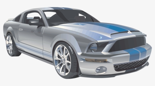 Car Clipart Mustang Png - Vector Car In Illustrator, Transparent Png, Free Download
