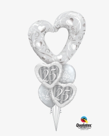 Transparent Silver Balloons Png - Just Married Helium Balloons, Png Download, Free Download
