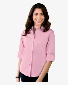 Ladies Easy Care Stretch Poplin - Bg6218, HD Png Download, Free Download