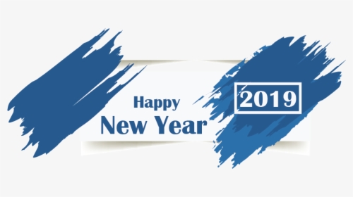 New Year 2019 Text Png, Transparent Png, Free Download
