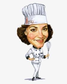 Tea-caricature - Female Chef Caricature, HD Png Download, Free Download