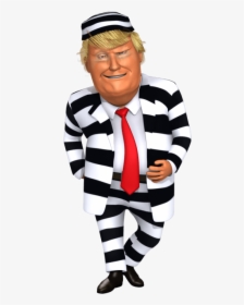 Trump Happy In Prison - Png Transparent Trump Caricature, Png Download, Free Download