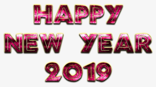 Happy New Year Png 2019 Png Hd Quality- - Graphic Design, Transparent Png, Free Download