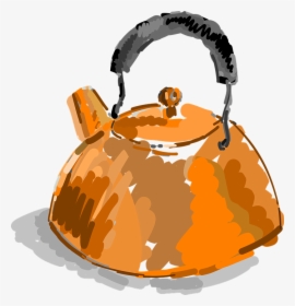 Kettle, Copper, Tea, Metal, Old, Vintage, Water, Pot - Copper Kettle Clip Art, HD Png Download, Free Download